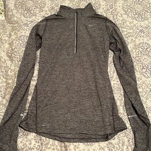 Nike Dri-fit Quarter Zip. Grey. XS.